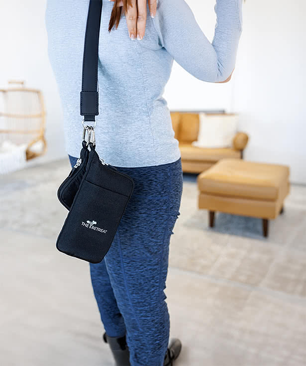 Well Studio Recycled Nylon Dual Pouch Lanyard - AWARE