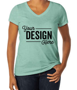 District Women's Tri-Blend V-Neck T-shirt
