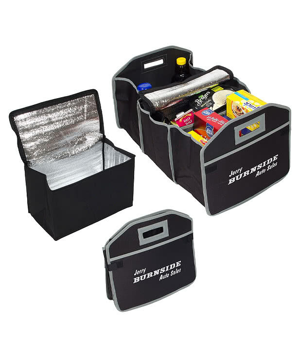 Cargo Trunk Organizer & Grocery Cooler Bag