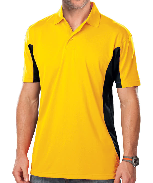 Blue Generation BLU-X-DRI Colorblock Performance Polo - Printed
