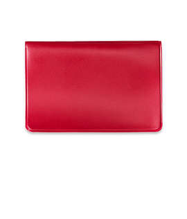 Vinyl Business Card and License Holder - Color: Red