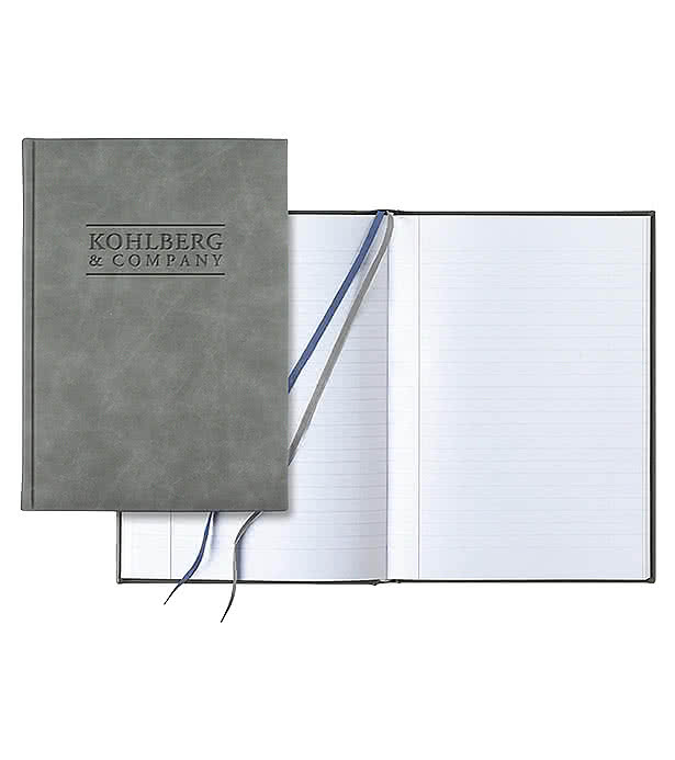 Castelli Debossed Chia Slim Grande Lined Hard Cover Notebook