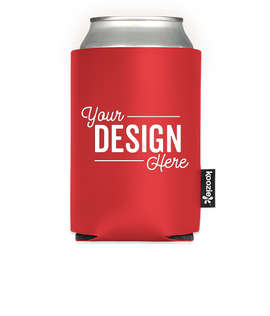 Deluxe Vinyl Foldable Can KOOZIE ® - Color: Red