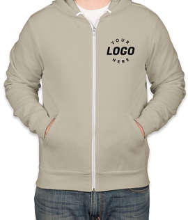 Bella + Canvas Ultra Soft Zip Hoodie - Color: Tan