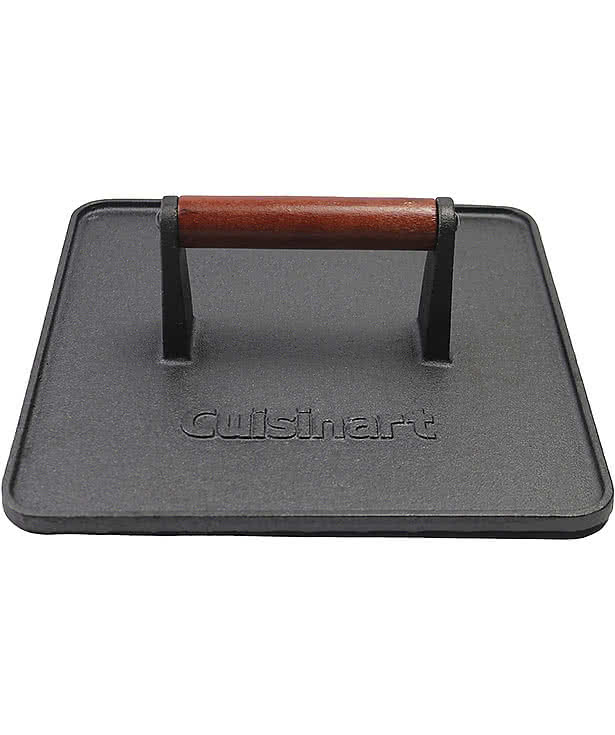Laser Engraved Cuisinart Outdoors XL Cast Iron Griddle Press