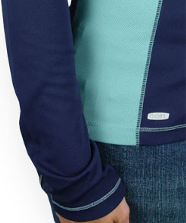Alo Ladies Long Sleeve Color Block T