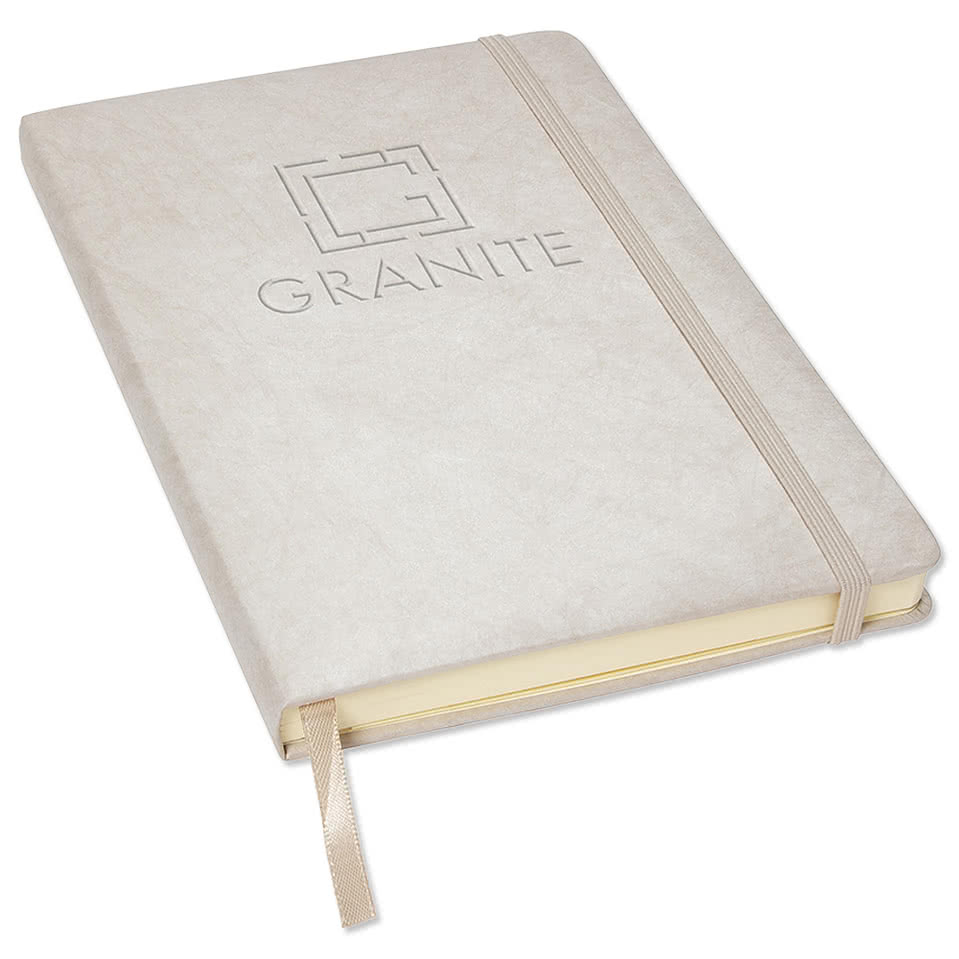 Debossed Granite Hard Cover Notebook