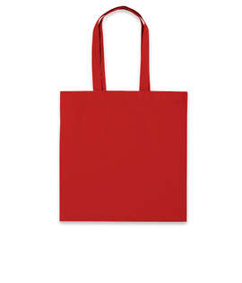 Lightweight 100% Cotton Tote Bag - Color: Red