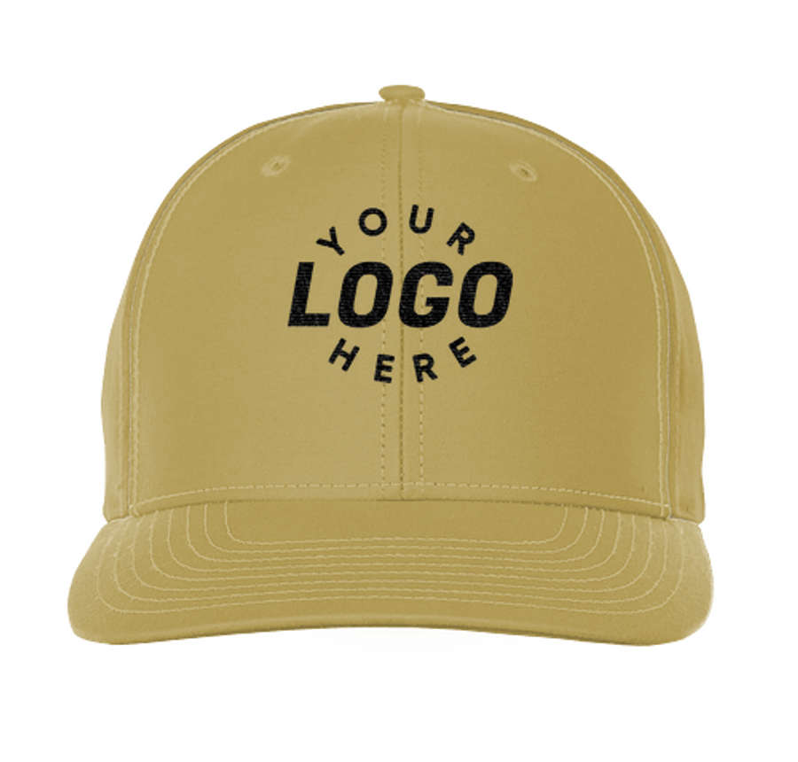 Richardson Twill Back Snapback Trucker Hat in Amber Gold