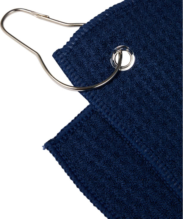 Full Color Recycled Microfiber Waffle Golf Towel