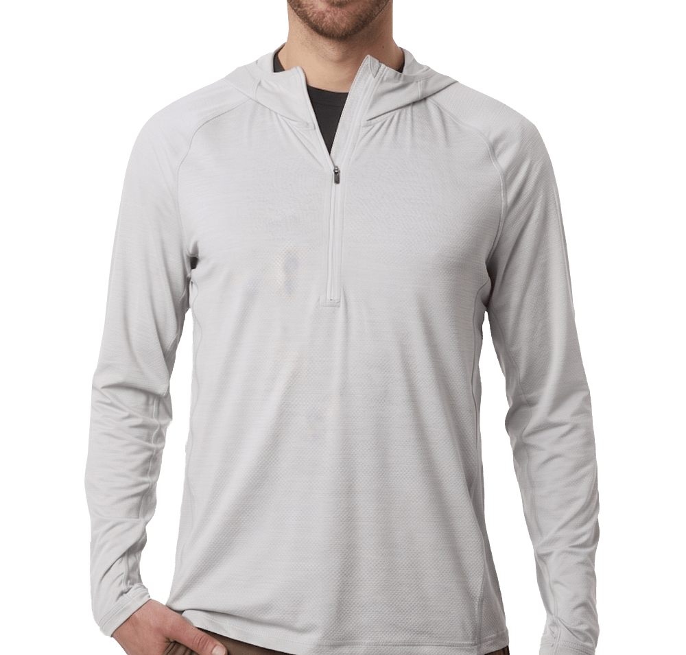 HUK Atoll Hooded Half Zip Performance Shirt-default