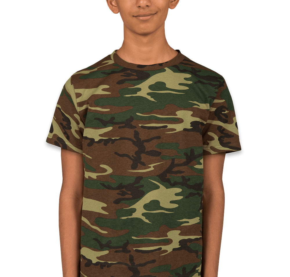 Code 5 Youth Camo T-shirt-default