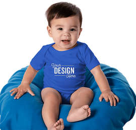 Bella + Canvas Jersey Short-Sleeve Baby Bodysuit - Color: True Royal
