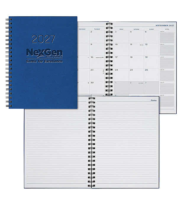 Castelli WireO Tucson Grande XL White Monthly Diary