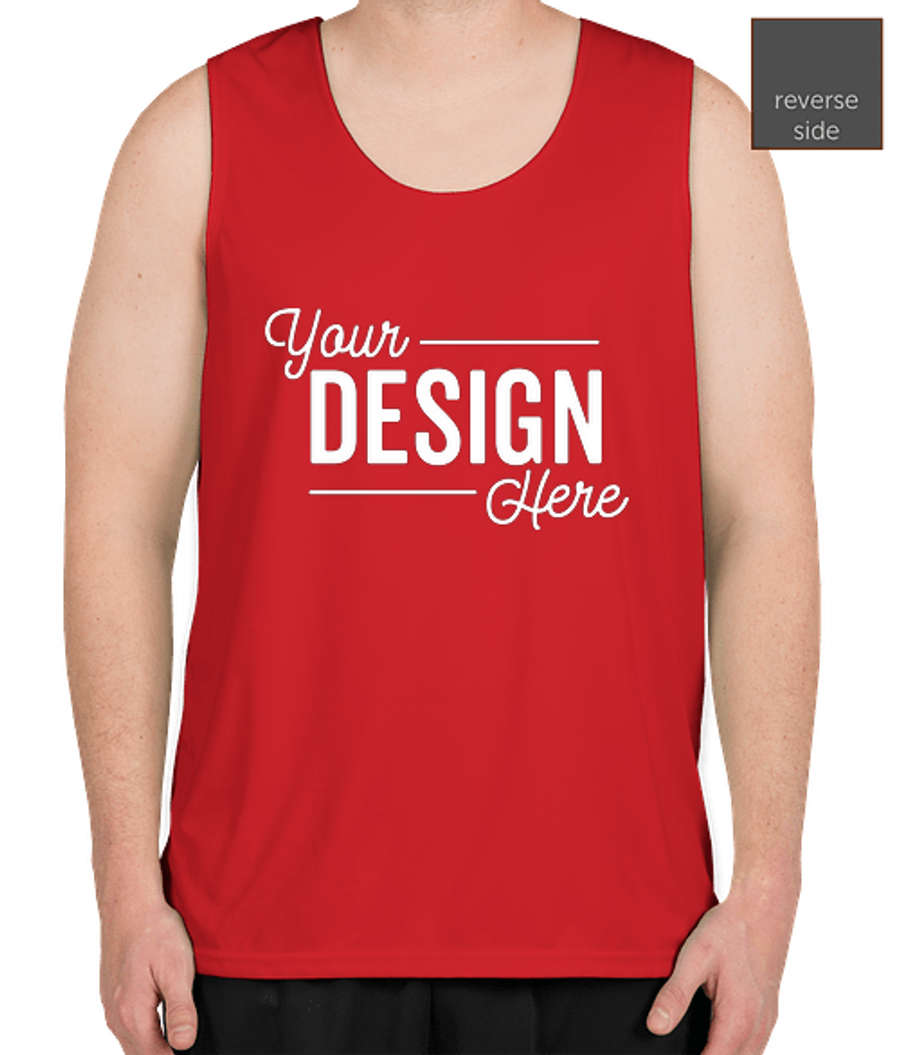 Augusta Reversible Performance Tank in Red / Black