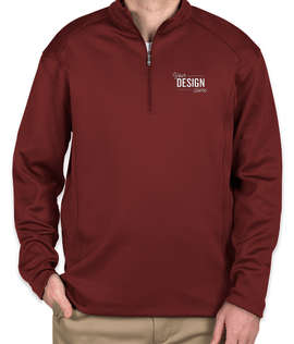 Nike Sport Quarter Zip Pullover - Color: Team Red