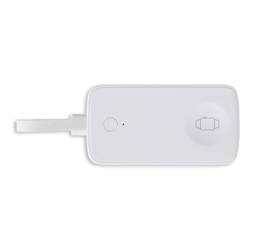 Baron 2000mAh Power Bank with Watch Charger & Built-In Cable-default