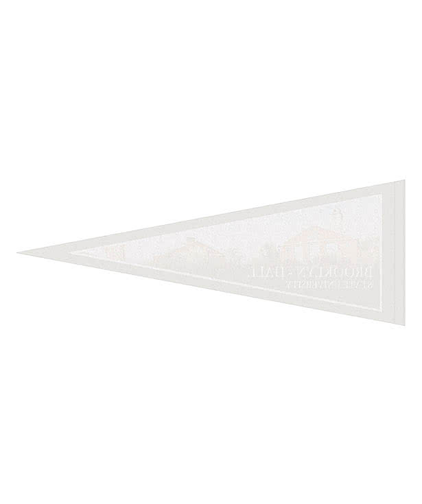 Full Color 9" x 24" Rigid Felt Pennant
