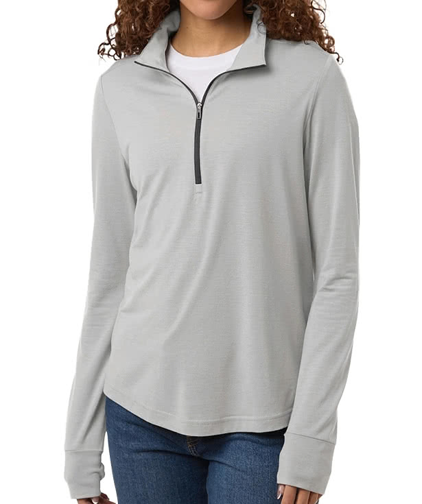 North End Women's JAQ Stretch Quarter Zip Performance Shirt