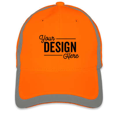 Big Accessories Reflective Safety Hat - Bright Orange