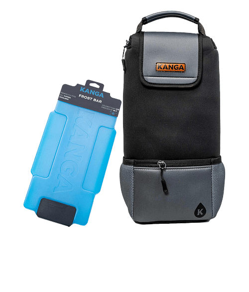 Kanga Hideaway 6 Can Golf Cooler in Black