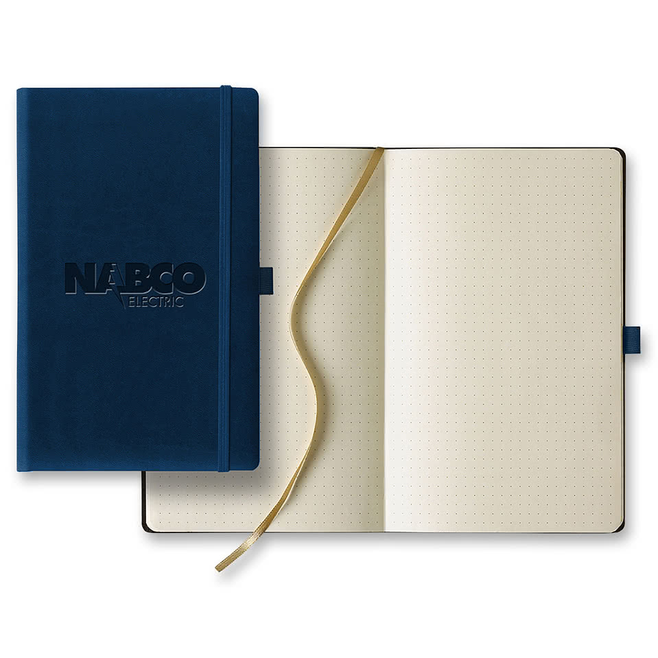 Castelli Debossed Tucson Dotted Medio Hard Cover Notebook