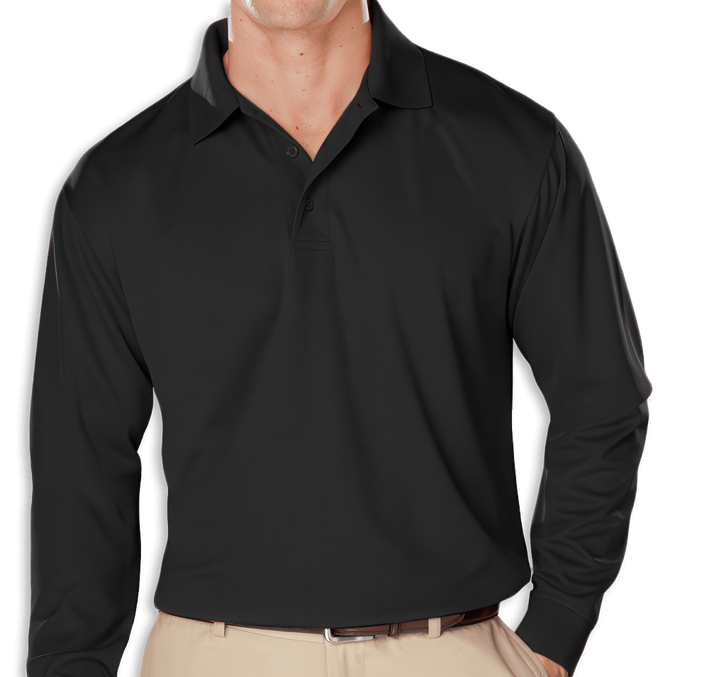 Blue Generation BLU-X-DRI Snag Resistant Long Sleeve Polo - Embroidered-default