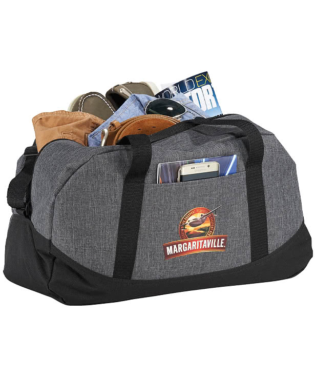 Graphite Heathered Duffel Bag