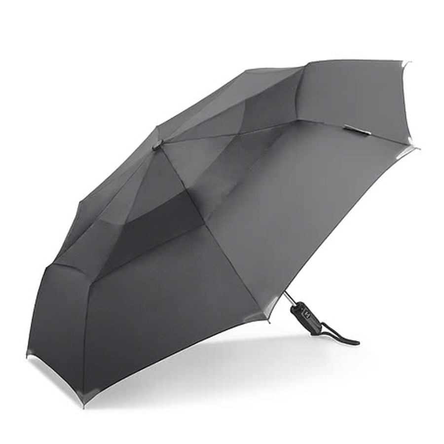 Full Color Shed Rain Walksafe 42" Arc Vented Auto-Open Compact Umbrella
