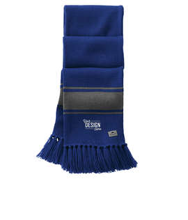 Roots Branchbay Knit Scarf - Color: Quarry / Cobalt