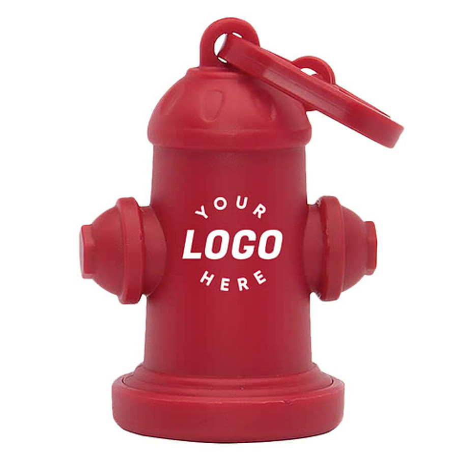 Fire Hydrant Shaped Pet Waste Bag Dispenser in White