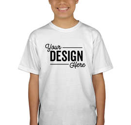 Canada - Gildan Youth Ultra Cotton T-shirt - Color: White
