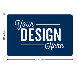 Full Color 18" X 11.5" Car Door Magnet - Color: Navy