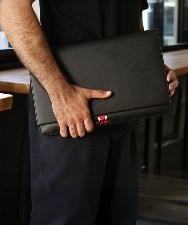Full Color Travlr Recycled 16" Laptop Sleeve and Desk Mat