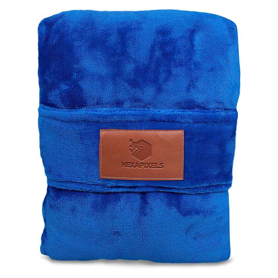 Debossed Duo Travel Pillow & Blanket