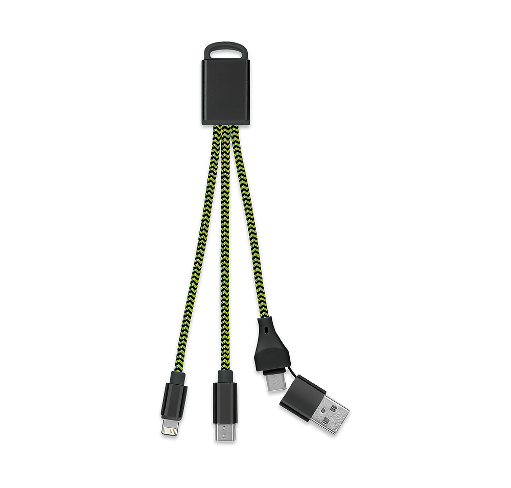 Full Color 3-in-1 Braided Charging Buddy 2.0-default