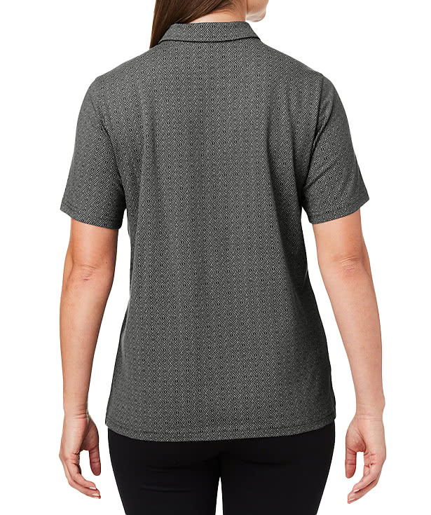 Devon & Jones Women's Crownlux Geo Performance Polo - Embroidered