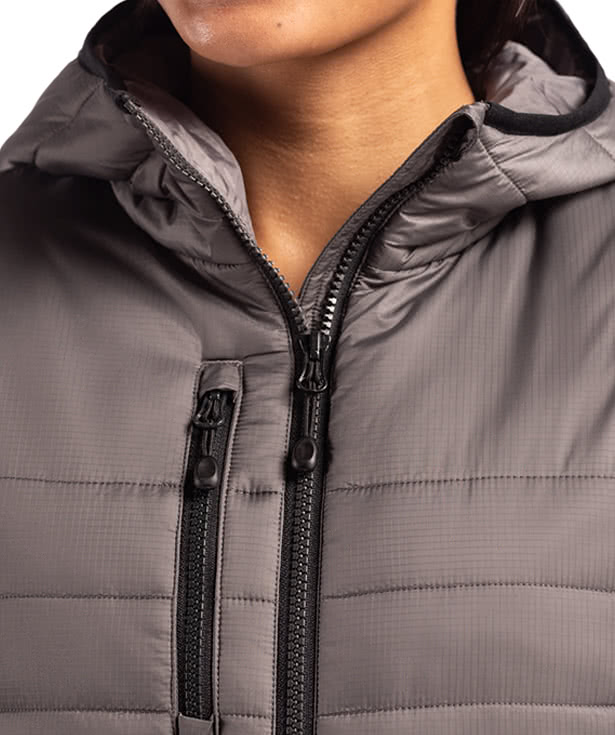 Clique by Cutter & Buck Women's Valhalla Recycled Full Zip Puffer Jacket