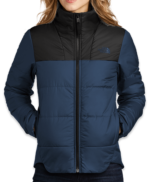 The North Face Women's Everyday Chest Logo Insulated Jacket in Shady Blue