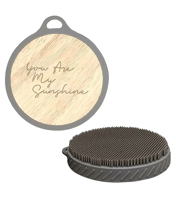 Face & Body Scrub Brush