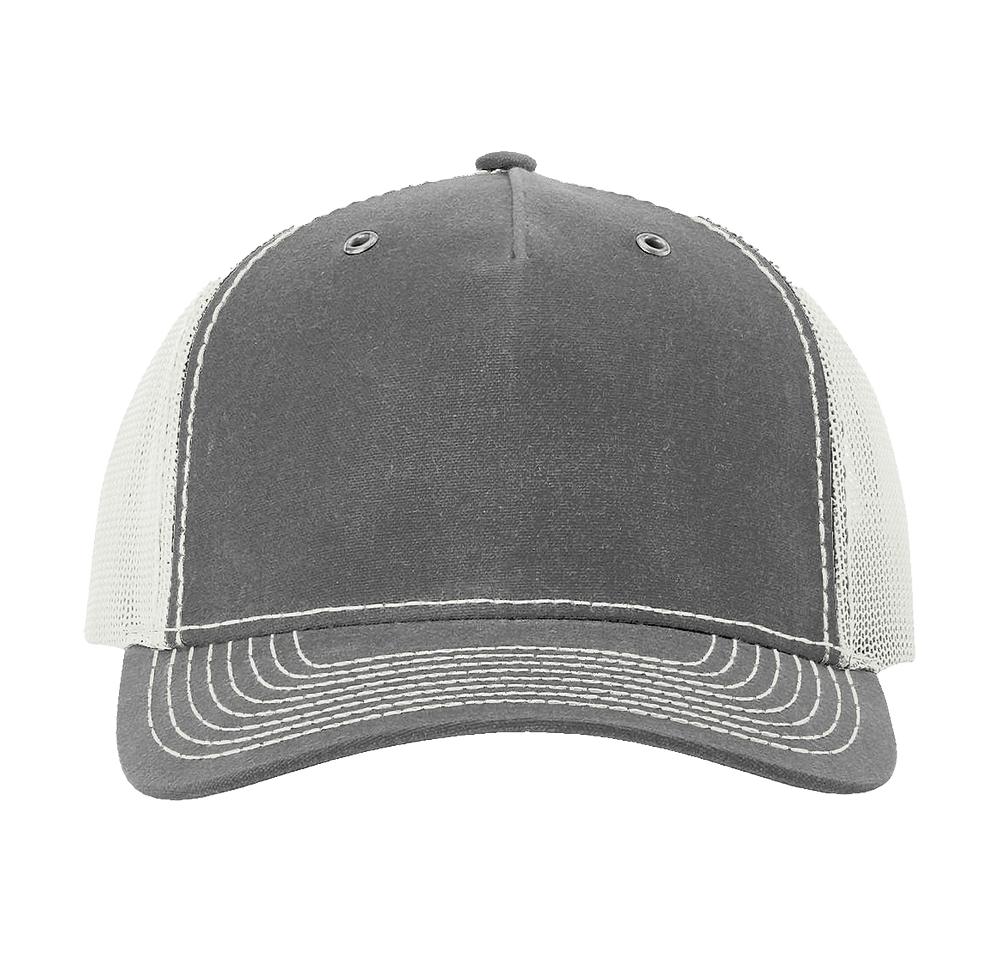 Richardson Hawthorne Five-Panel Snapback Trucker Hat - Embroidered-default