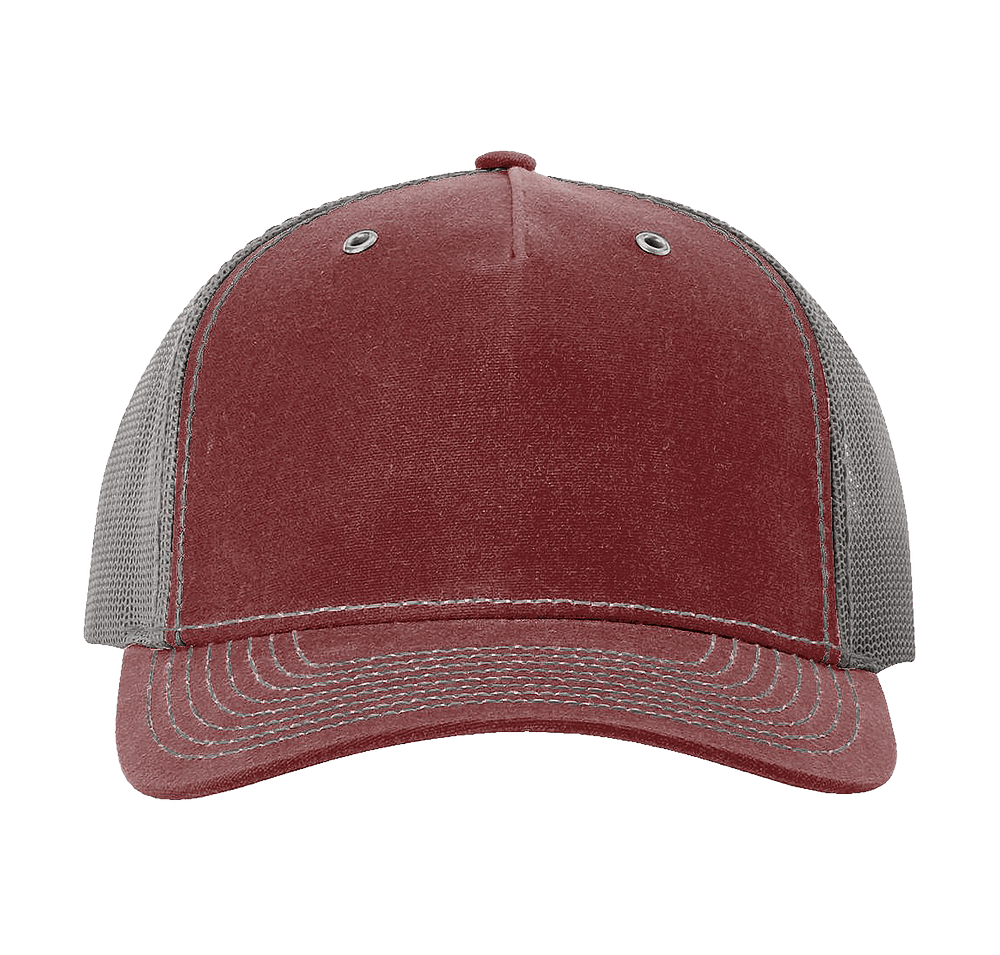 Richardson Hawthorne Five-Panel Snapback Trucker Hat - Printed-default