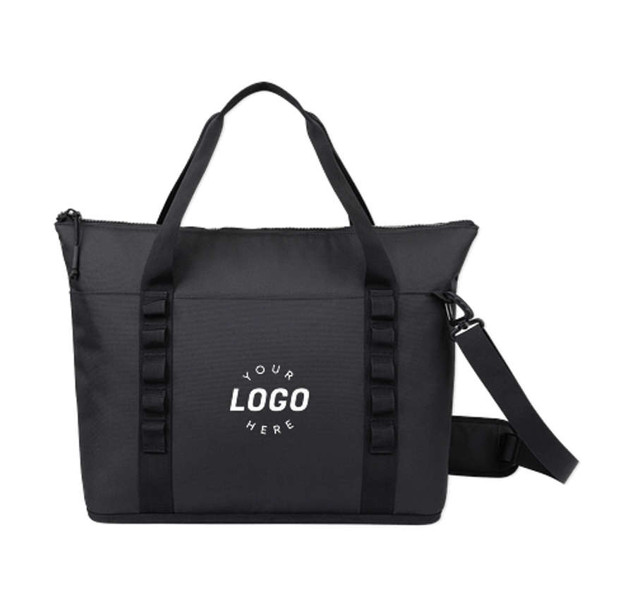 Acadia 36 Can Cooler Tote Bag in Black
