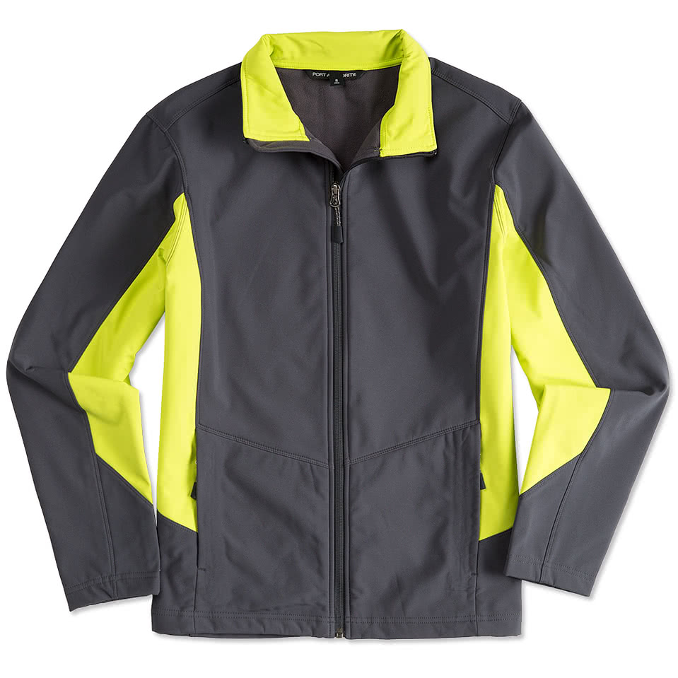 Crossland colorblock clearance soft shell jacket