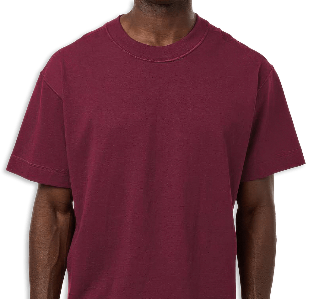 American Apparel Heavyweight Mid-Length Cotton T-shirt-default