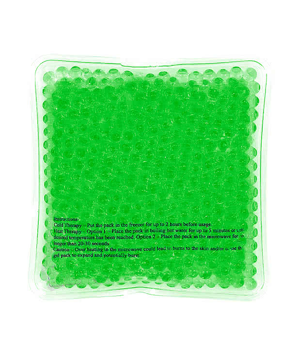 Square Hot/Cold Reusable Gel Beads Pack