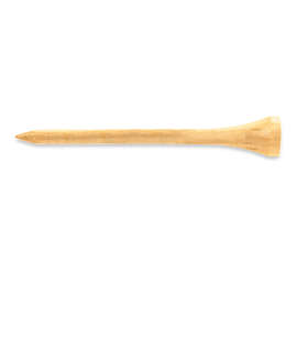 Birch Wood 2-3/4" Golf Tees - Color: Natural