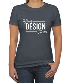 Next Level Women's Slim Fit Jersey Blend T-shirt - Color: Indigo