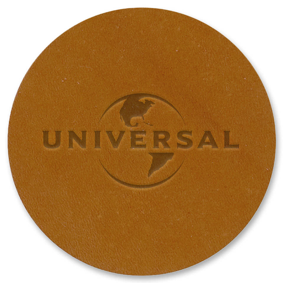 2 1/2" Leather Circle Patch