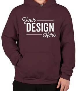 Soffe 50/50 Pullover Hoodie - Color: Maroon